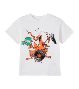Printed cotton jersey T-shirt | Stella McCartney Kids