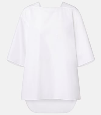 Hamza cotton poplin top | The Row