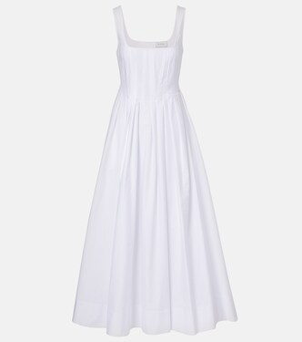 Giro cotton canvas midi dress | Sportmax