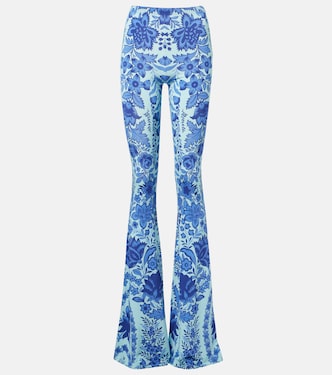 Printed jersey flared leggings | Etro