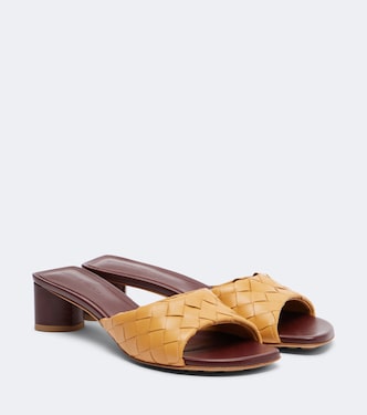 Parco Intrecciato leather mules | Bottega Veneta
