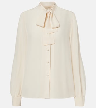 Bluse aus Crêpe de Chine aus Seide | Valentino