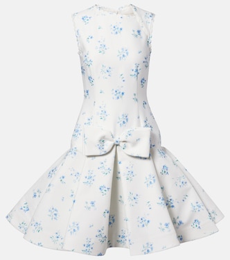 Robe en coton et soie à fleurs | Shushu/Tong