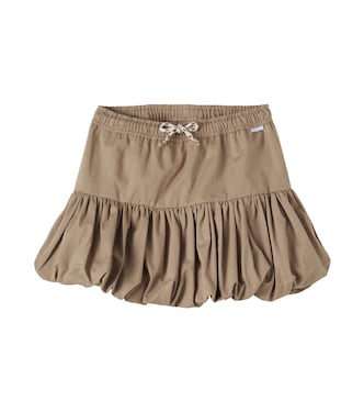 Britta gathered cotton skirt | Molo
