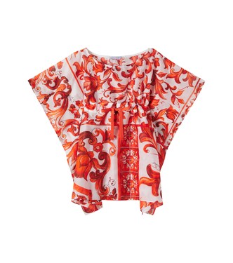 Printed cotton top | Dolce&Gabbana Kids