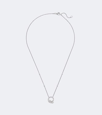 Diamond Twist 18kt white gold necklace with diamonds | Bucherer Fine Jewellery