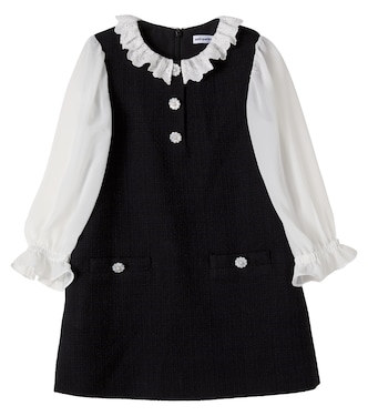 Verziertes Kleid aus Tweed | Self-Portrait Kids