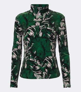 Top de terciopelo estampado | La DoubleJ
