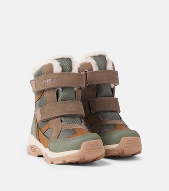 Trailor Tex suede-trimmed boots | Wheat