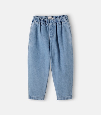 Julian pleated jeans  | Wheat