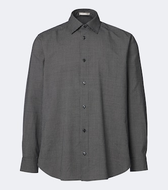 Victor checked virgin wool shirt | The Row