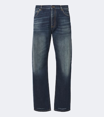 Faded straight jeans | Miu Miu