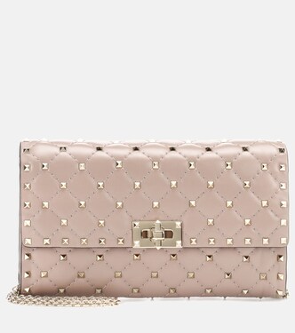 Schultertasche Rockstud Spike aus Leder | Valentino Garavani