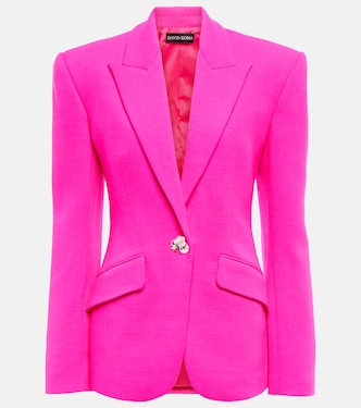Embellished virgin wool blazer | David Koma