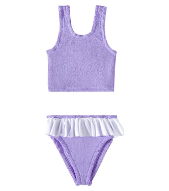 Olive ruffled bikini | Hunza G Kids