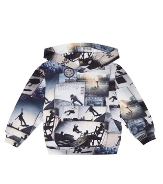 Ratata printed cotton hoodie | Molo