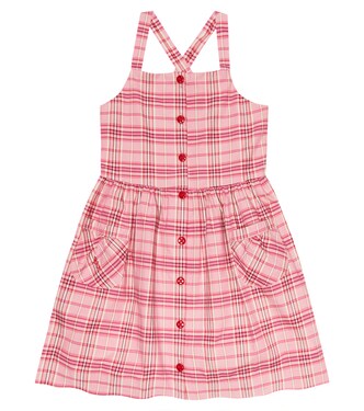 Checked cotton poplin dress | Polo Ralph Lauren Kids
