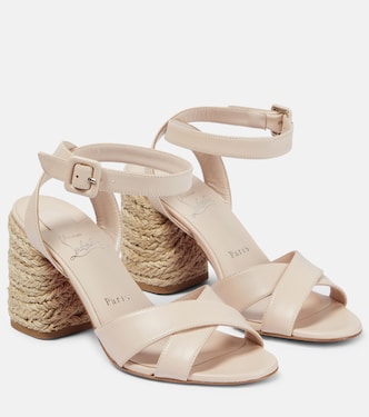 Mariza 85 leather espadrilles sandals | Christian Louboutin