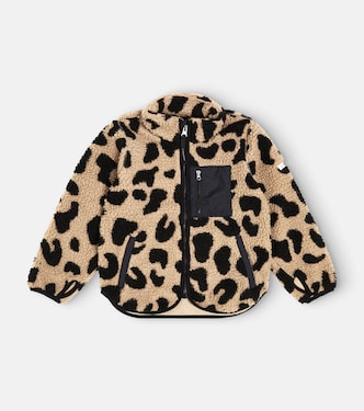 Nolan leopard-print fleece jacket | Liewood
