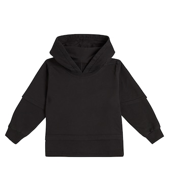 Hustler cotton jersey hoodie | Rick Owens Kids