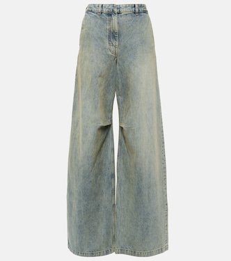High-Rise Wide-Leg Jeans Dem | Entire Studios