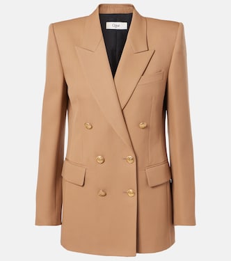 Blazer cruzado de lana grain de poudre | Chloé