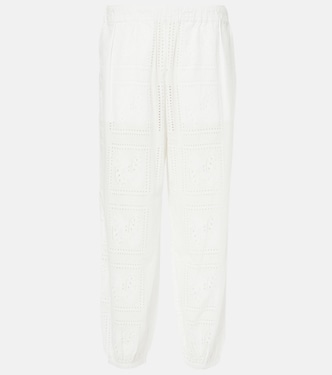 Pantalon raccourci en coton | Tory Burch