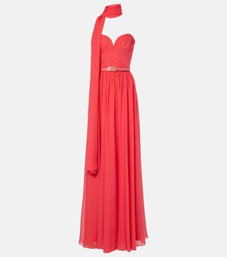 Robe longue en soie | Elie Saab