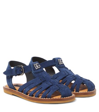 DG suede fisherman sandals | Dolce&Gabbana Kids