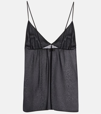 Silk georgette camisole | Saint Laurent