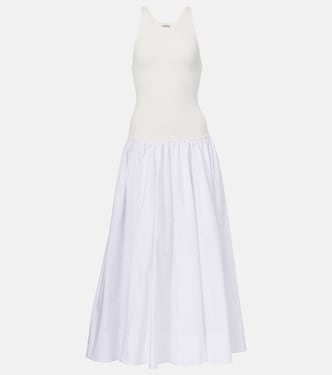 فستان طويل بتفاصيل زمزمة Yamila | Staud