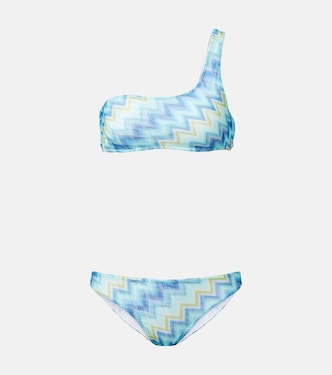 Zigzag one-shoulder bikini | Missoni