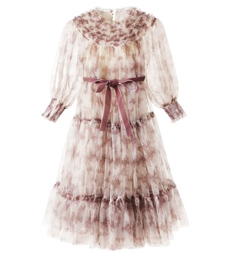 Domenica toile de jouy tulle dress | C'era Una Volta