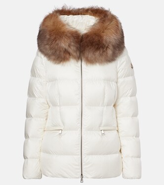 Boed shearling-trimmed down jacket | Moncler