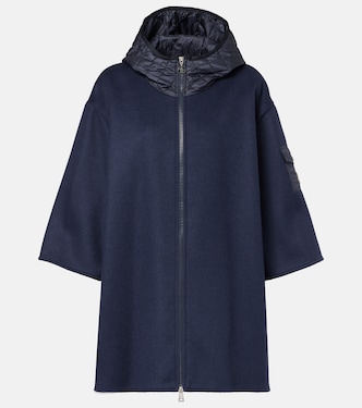 Wool-blend cape | Moncler