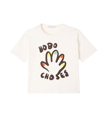 Printed cotton jersey T-shirt | Bobo Choses