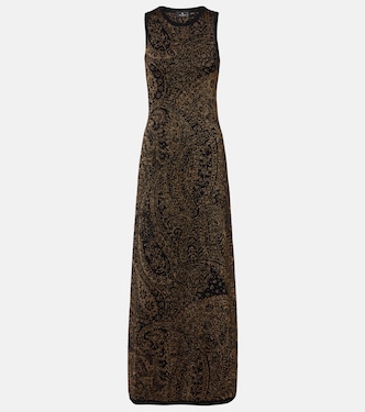 Wool-blend jacquard maxi dress | Etro