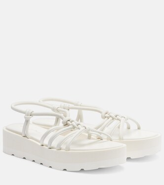 Plateausandalen Hebe aus Leder | Gianvito Rossi