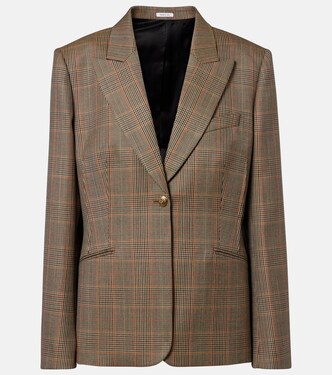 Country Check wool blazer | McQueen