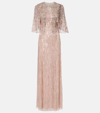 Robe longue Astra à sequins | Jenny Packham