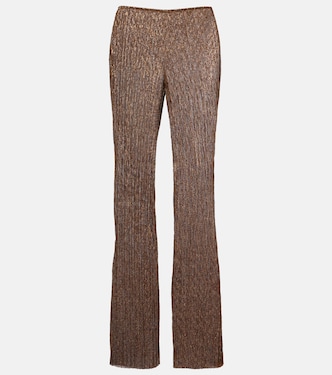 Dries lamé flared pants | Cala de la Cruz