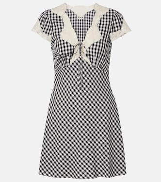 Minikleid Lacie aus Crêpe mit Spitze | Rixo