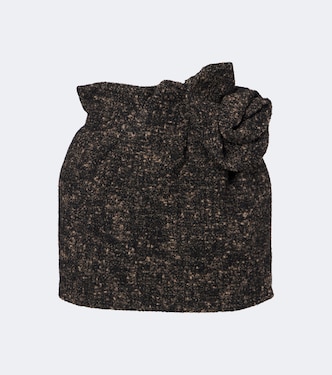 Wool and cashmere-blend bouclé miniskirt | Magda Butrym