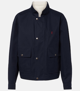 Reversible cotton blouson jacket | Saint Laurent