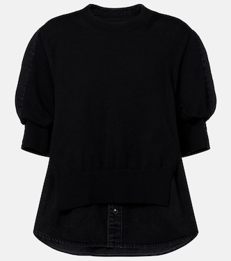 Pullover aus einem Baumwollgemisch | Sacai