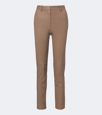 Schmale Hose Coleman aus Leder | Joseph
