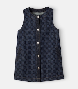 Jette denim dress | Bonpoint
