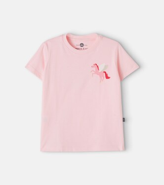 Printed cotton jersey T-shirt | Pepita&Me