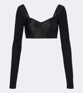 Satin bra top | Dolce&Gabbana