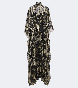 Kintsugi silk-blend fil coupé kaftan | Taller Marmo